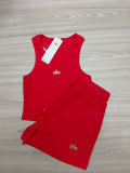 Red Alo short set