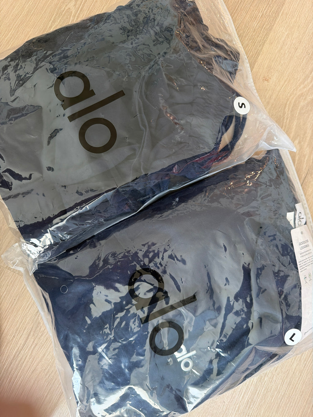 Men navy blue Alo shirt set