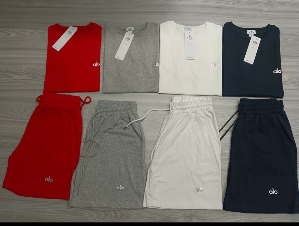 Gray ALO men short set