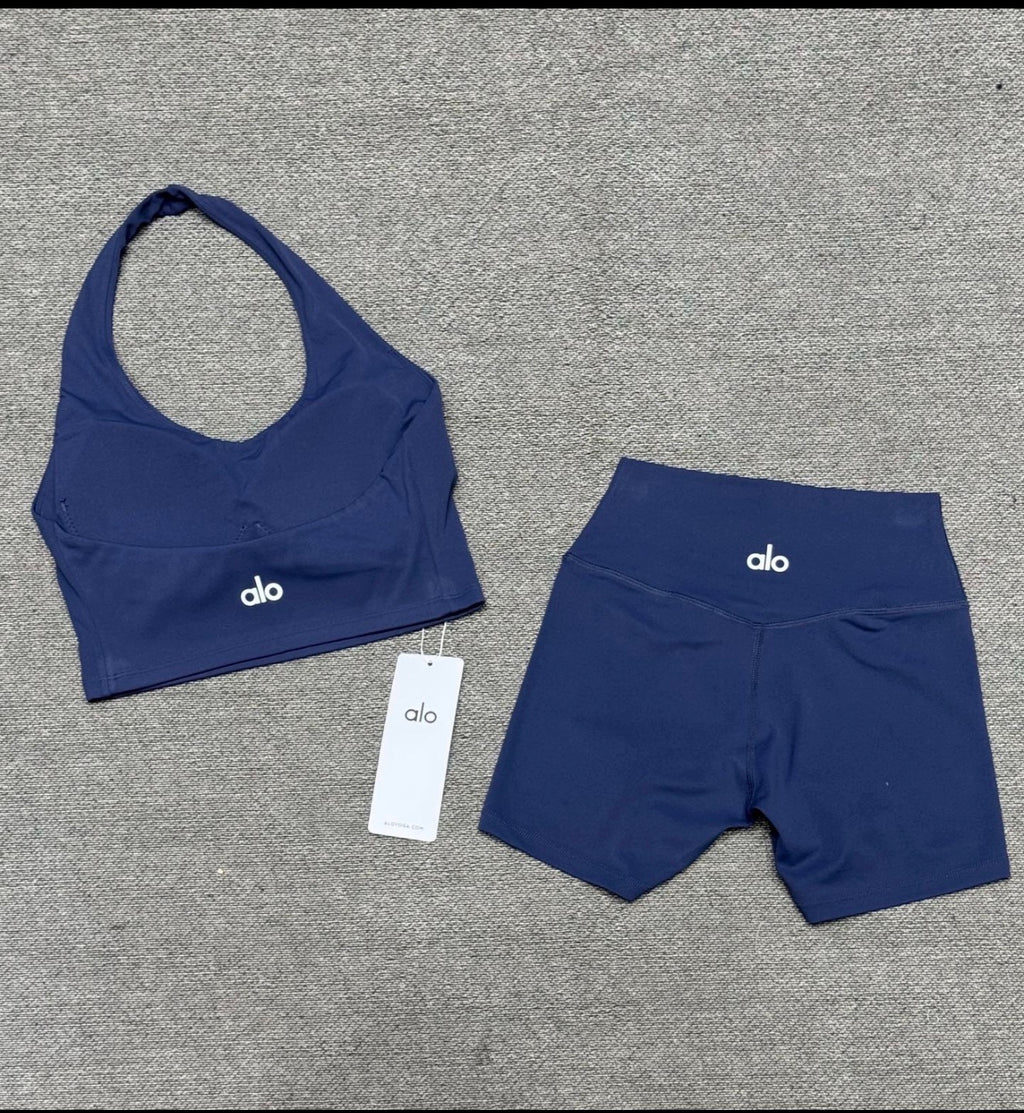 Navy blue Alo two piece