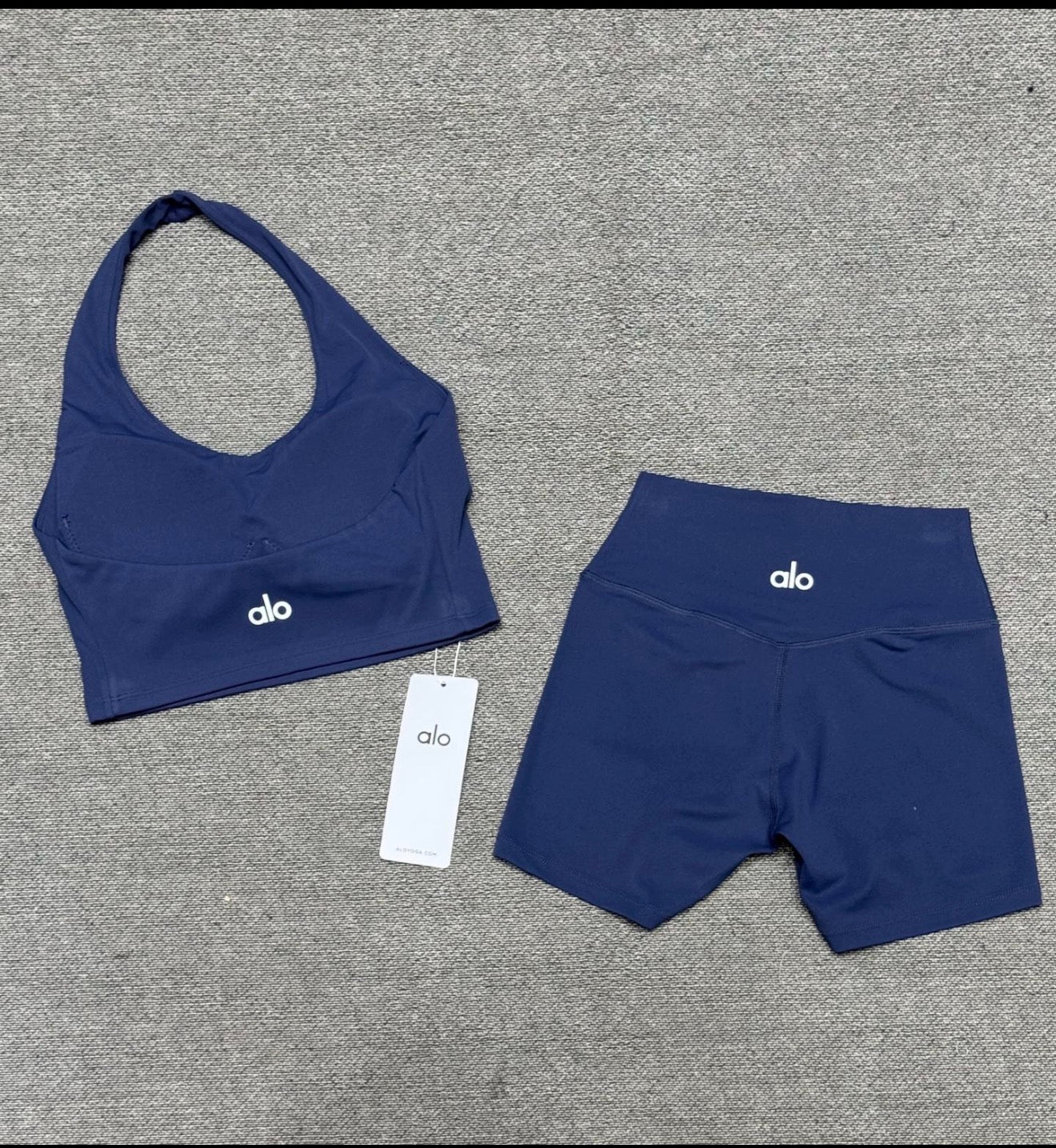 Navy blue Alo two piece