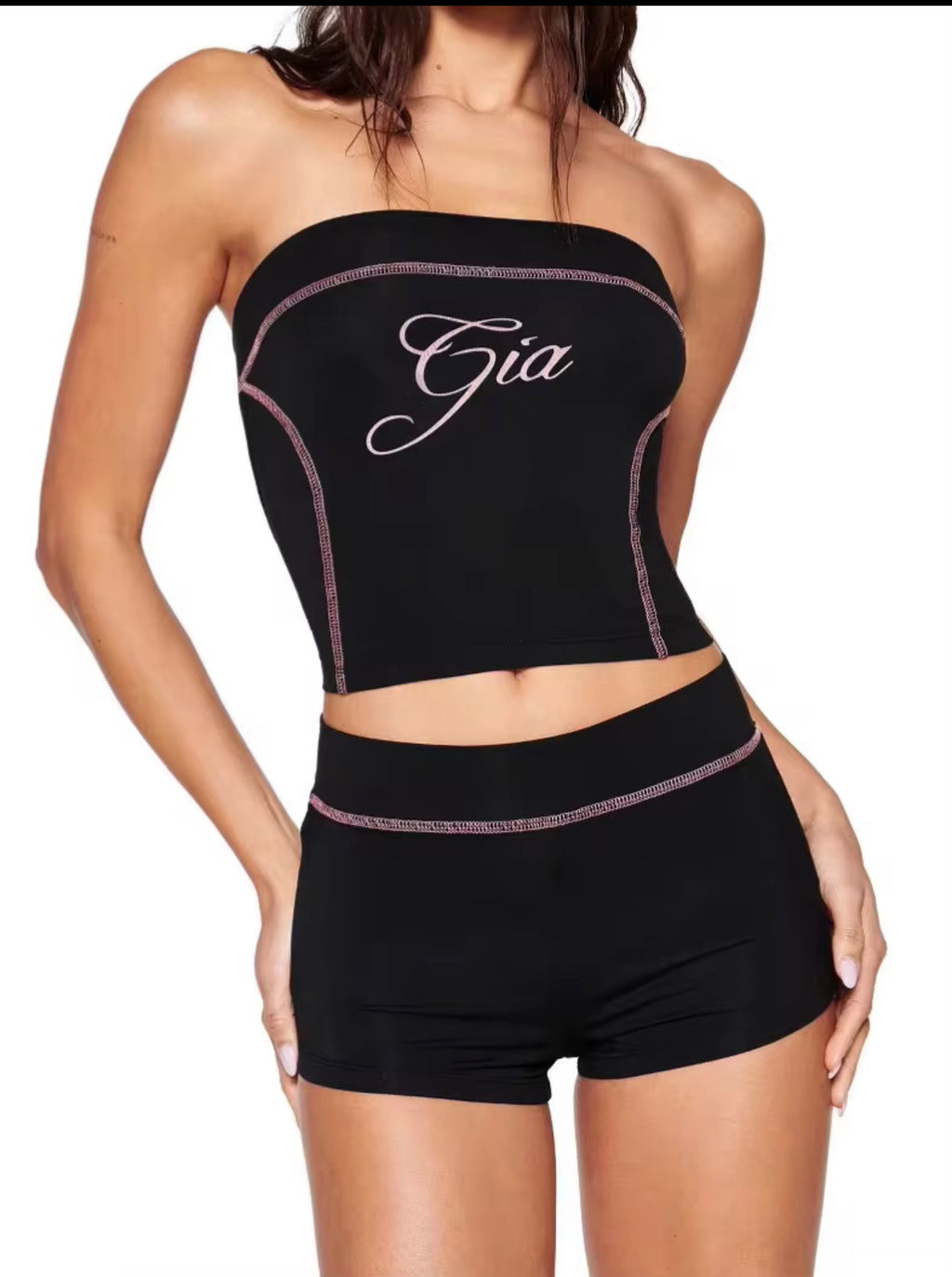Gia sexy crop top set