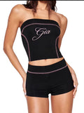 Gia sexy crop top set