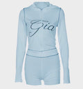 Gia short set baby blue